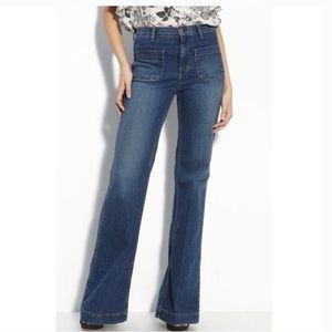 J Brand High Rise Bette Wide Leg Jeans Size 28